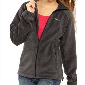 Dark Gray Columbia Fleece Jacket